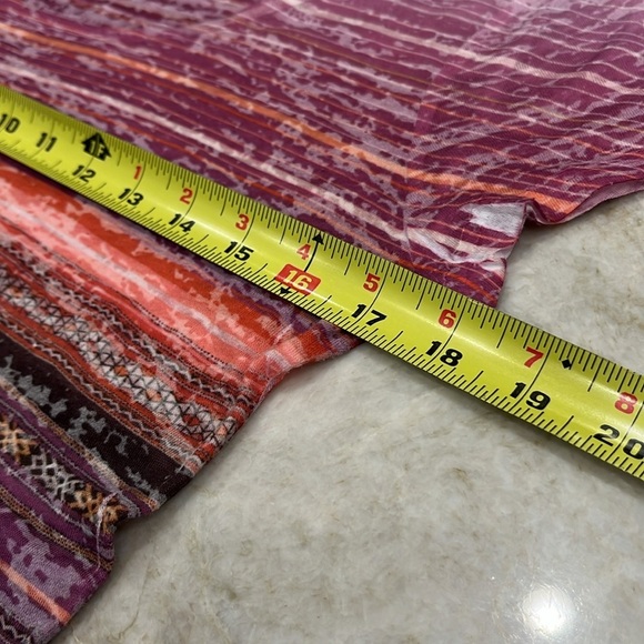 PRANA | Burnout Tee | Magenta Ombré | Women’s Small - Picture 6 of 9